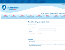 Tablet Screenshot of medimattress.fi